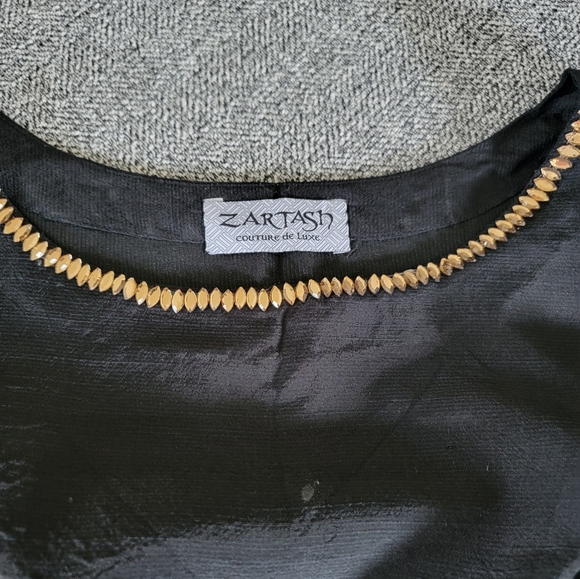 NEW indian pakistani designer dress zartash couture size M-L - Picture 9 of 14